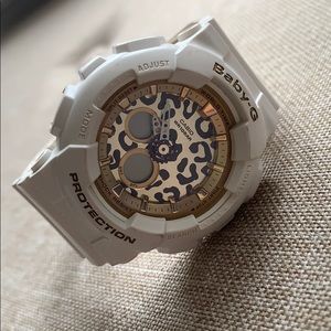 Baby G Watch  + Cheetah print